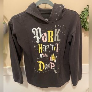 Disney Parks "Park Hop Til You Drop" Youth Hooded Sweatshirt